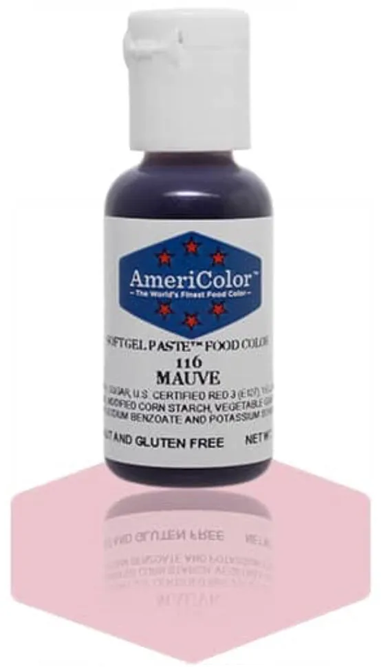 116-Mauve AmeriColor Softgel Paste Food Color