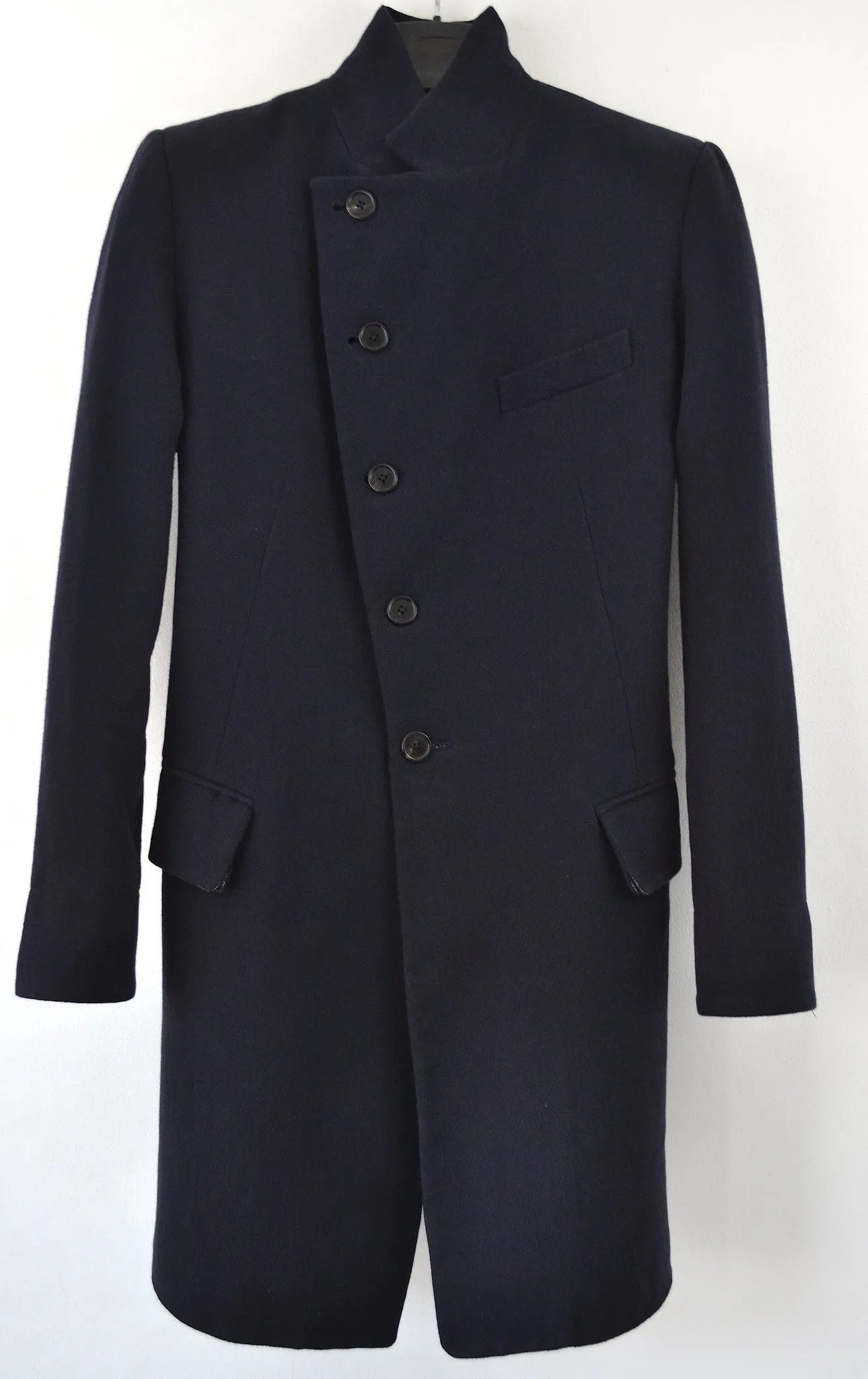 2008 'Vocal' Frock Coat with Pleated Waist and Herringbone details