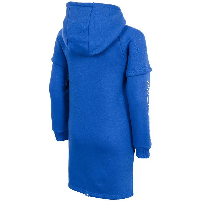 4F OKAY Royal Blue Long Hoodies 710