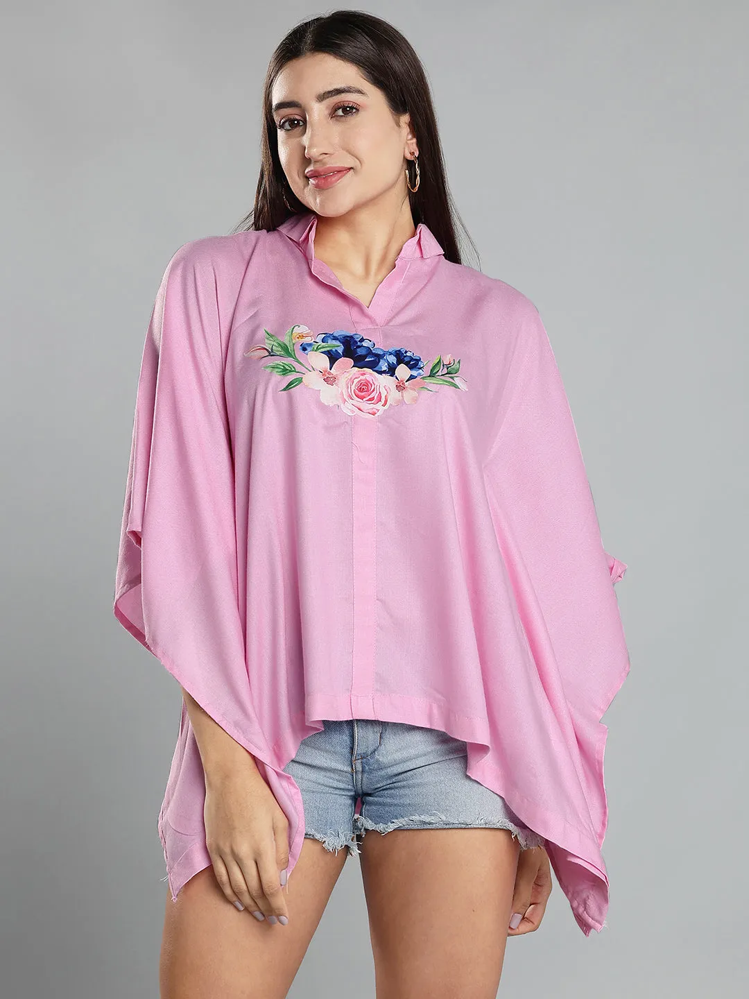 BabyPink Kaftan Top - Guccha