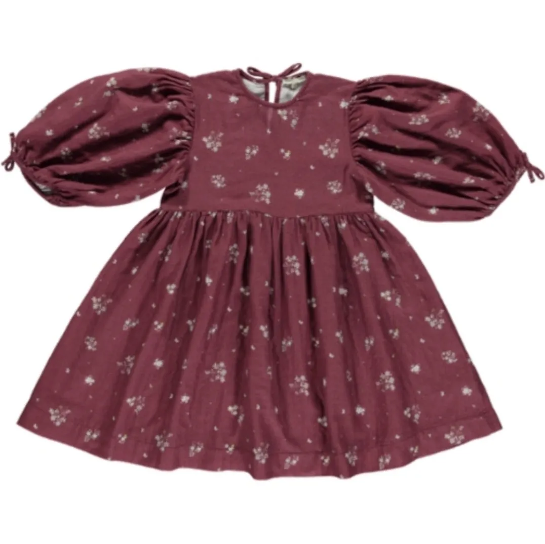 BEBE ORGANIC NORA AUTUMN FLOWER DRESS