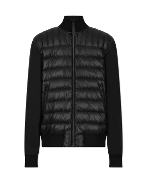 Collin-R Nano Down Mixed Media Bomber Jacket