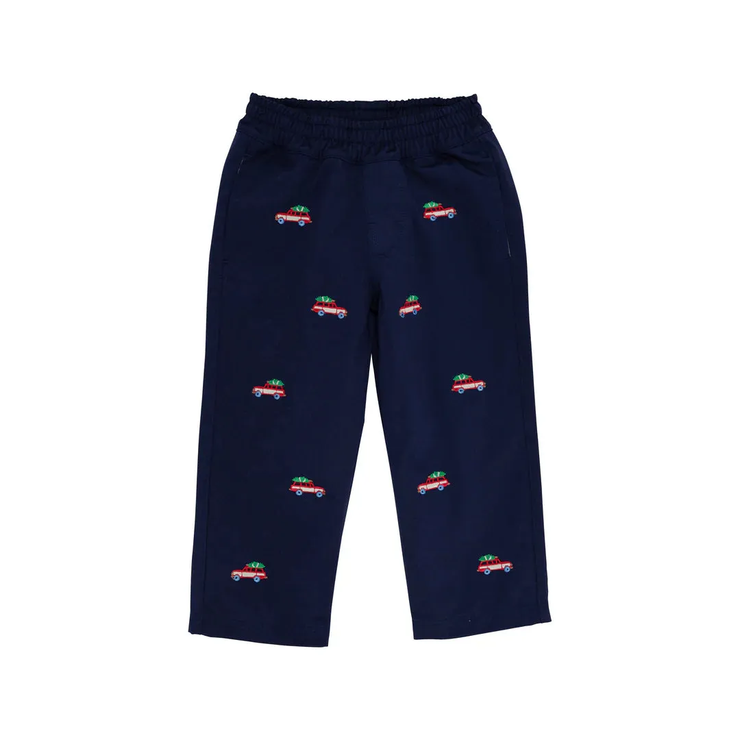 Critter Sheffield Pants (Twill)
Nantucket Navy with Woody Jeeps Embroidery