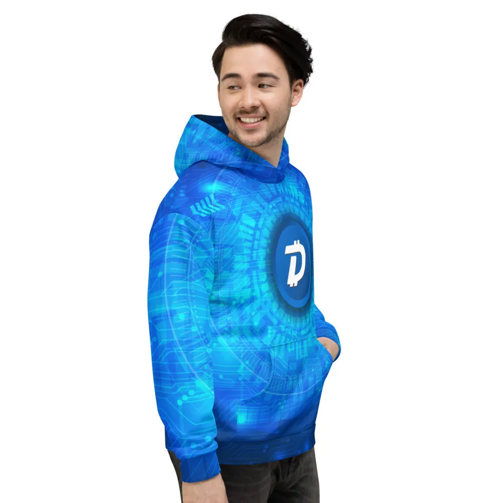 DigiByte Blue AOP Hoodie