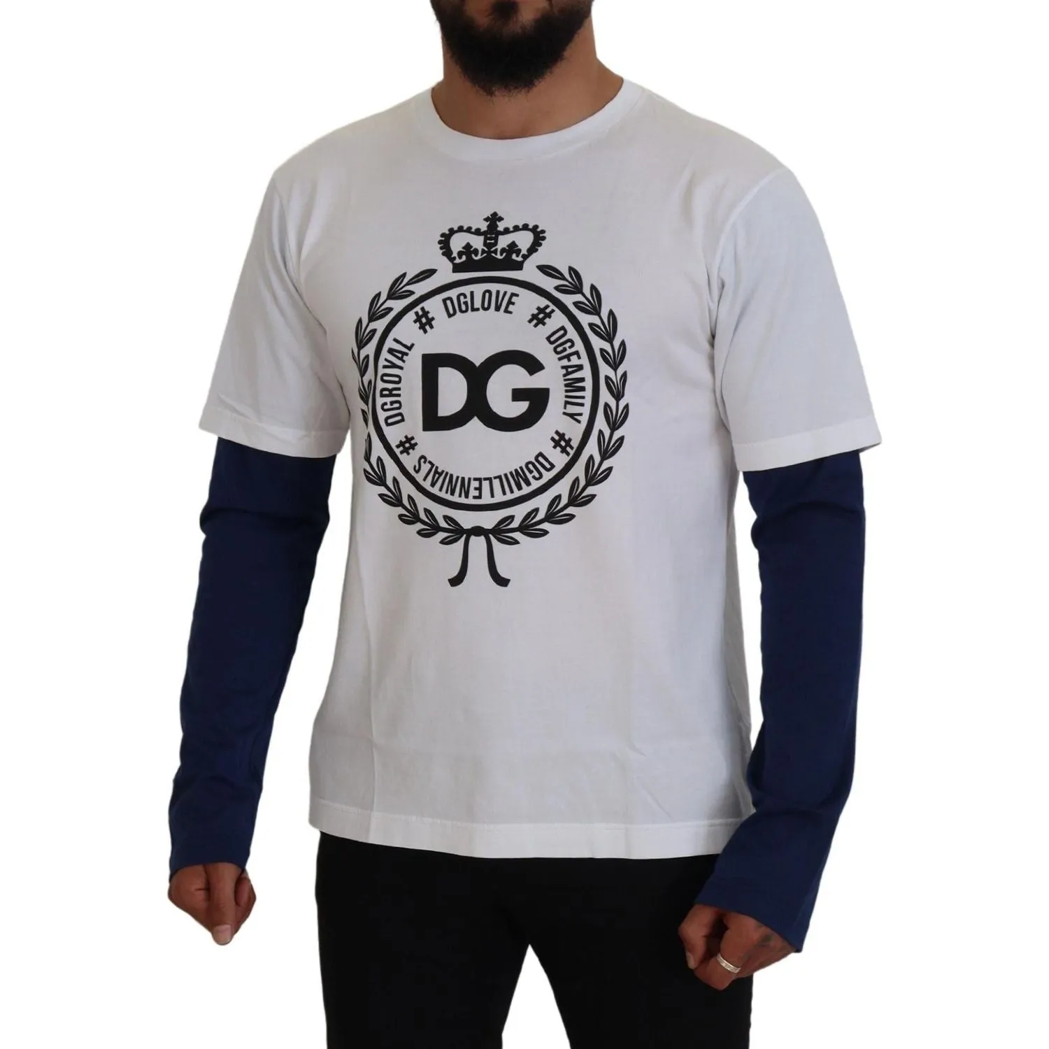 Dolce & Gabbana Elegant Crew-Neck Pullover Sweater