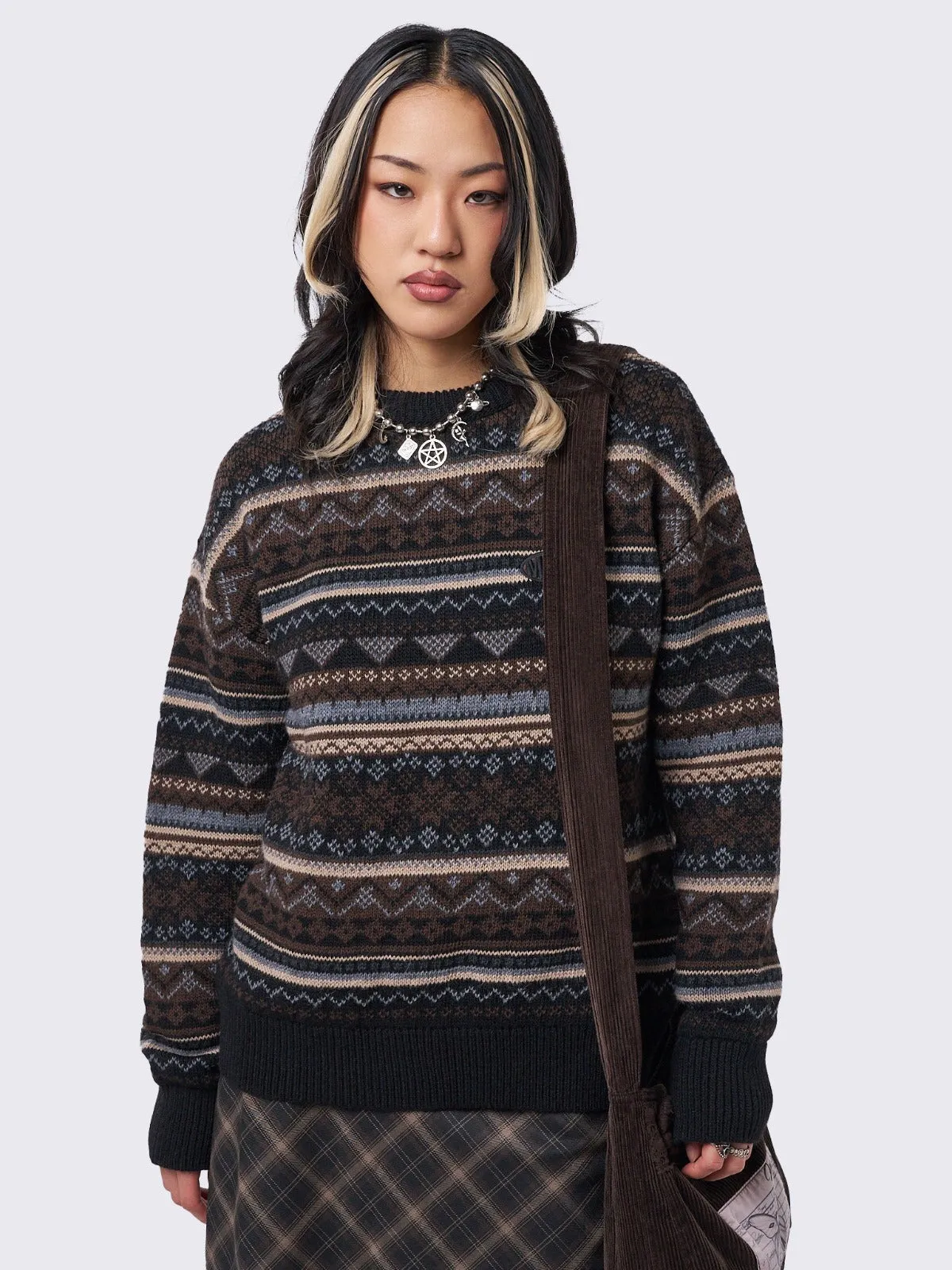 Edi Jacquard Knit Jumper