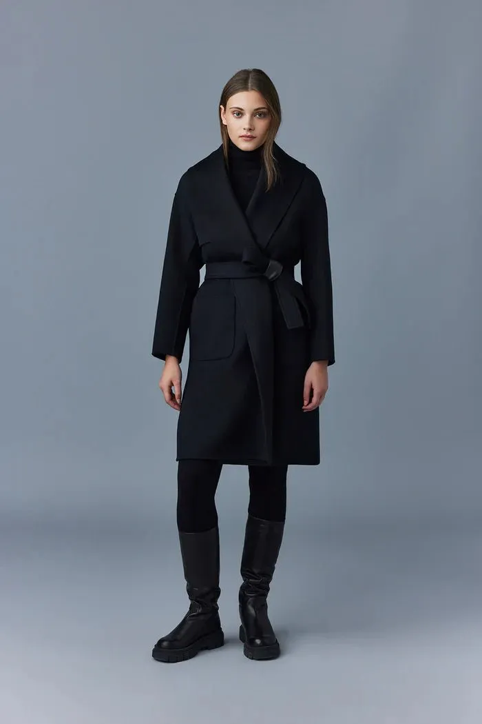 MACKAGE THALIA - Double-Face Wool Robe Coat