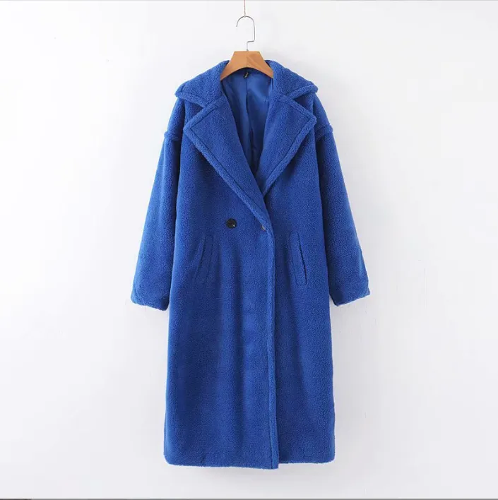 Pre Order:  Large Lapel Plush Winter Coat - @jariatudanita