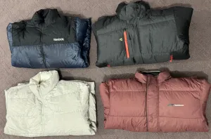 Reebok puffer jackets 10 pcs