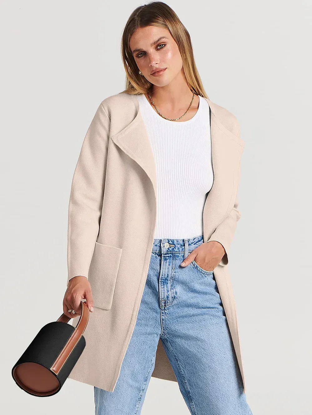 Samantha - Lapel Classy Coat