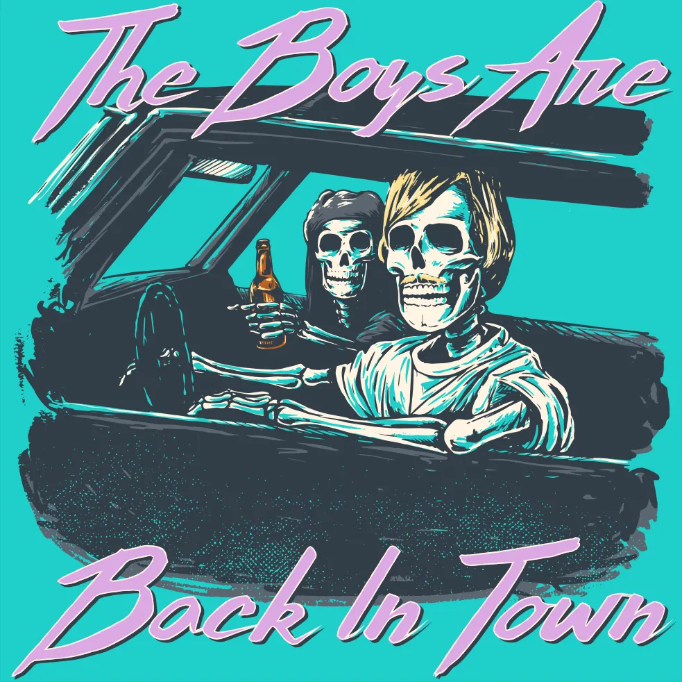 The Boys Are Back Car Pocket Tee